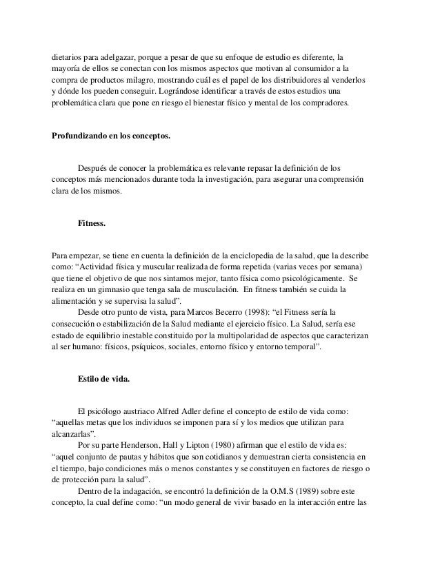 Producto milagroso para adelgazar ejemplos de curriculum